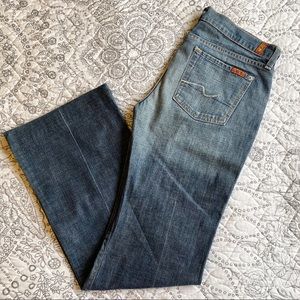 7 for all mankind Dojo medium wash flare